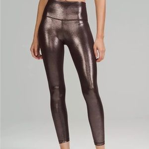 Lululemon Shine Tight Radiant Foil Pant 25”